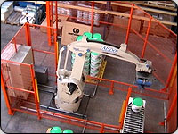 A robotic work cell needs perimeter protection so that personnel are prevented from coming into contact with the dangerous moving parts of the machine.